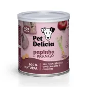 Racao Umida Pet Delicia Caes Filhotes Papinha de Frango